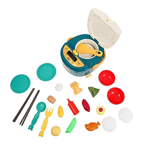 BCOATH 1Satz Küchen Spielhaus Reiskocher mit Musik und Sprüheffekt Kochspielzeug für Jungen und Partys und Fördert Kreativität und Spielspaß von BCOATH