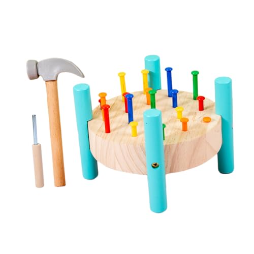BCOATH 1Satz Pounding Platform Hammer für Montessori Lernspielzeug mit Glatter Oberfläche Teiliges für Kreatives und Entwicklung Sicherem Design von BCOATH