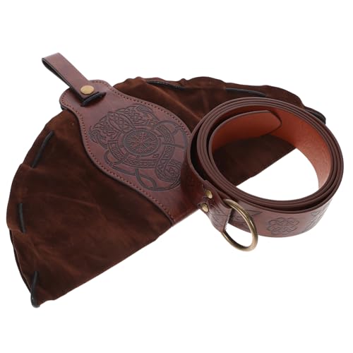 BCOATH 1Satz Retro Gürteltaschen Set für Cosplay Mittelalterlicher Gürtel mit Tasche für Rollenspiel Fans Stilvolles Accessoire für Mittelalter Kultur BCOATH 1Satz Retro Gürteltaschen Set für Cosplay Mittelalterlicher Gürtel mit Tasche für Rollenspiel Fans Stilvolles Accessoire für Mittelalter Kultur von BCOATH