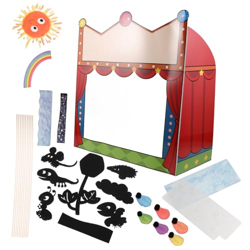 BCOATH 1Satz Schattenpuppen Aktivitätsset für Kreatives Puppenspiel mit DIY Schattenpuppen Bühne und Handpuppenbewegung Fördert Geschichtenerzählen und Feinmotorik BCOATH 1Satz Schattenpuppen Aktivitätsset für Kreatives Puppenspiel mit DIY Schattenpuppen Bühne und Handpuppenbewegung Fördert Geschichtenerzählen und Feinmotorik von BCOATH