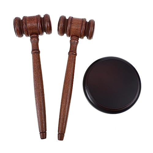 BCOATH 1Satz Teiliges Holzauktion Hammer mit Basis Vintage Gerichtshammer für Auktionen Richtergeschenke Performance Requisiten Hochwertige Verarbeitung BCOATH 1Satz Teiliges Holzauktion Hammer mit Basis Vintage Gerichtshammer für Auktionen Richtergeschenke Performance Requisiten Hochwertige Verarbeitung von BCOATH