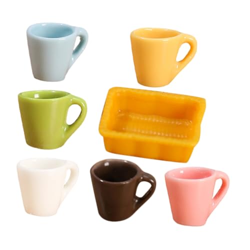BCOATH 1Satz Teiliges Miniatur Puppendekoration Simulierte Kaffeetassen aus Sicherem Material für Puppenhaus und Miniatur Szenen BCOATH 1Satz Teiliges Miniatur Puppendekoration Simulierte Kaffeetassen aus Sicherem Material für Puppenhaus und Miniatur Szenen von BCOATH