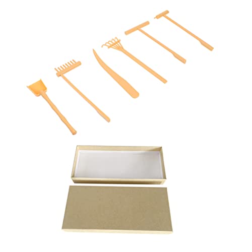 BCOATH 1Satz Zen Garten Rechen Set Teiliges Set mit Dekorativen Rechen für Sand Garten Kompakt und Vielseitig für Schreibtisch DIY Projekte und Entspannendes BCOATH 1Satz Zen Garten Rechen Set Teiliges Set mit Dekorativen Rechen für Sand Garten Kompakt und Vielseitig für Schreibtisch DIY Projekte und Entspannendes von BCOATH