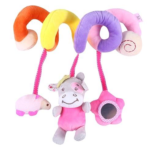BCOATH 1Stück Multifunktionales Kinderwagen mit Spiralspielzeug für Autositz und Kinderbett Kreatives Design für Neugeborene Sicherer Spaß für Junge Mädchen Ab Monaten Kuh Stil BCOATH 1Stück Multifunktionales Kinderwagen mit Spiralspielzeug für Autositz und Kinderbett Kreatives Design für Neugeborene Sicherer Spaß für Junge Mädchen Ab Monaten Kuh Stil von BCOATH