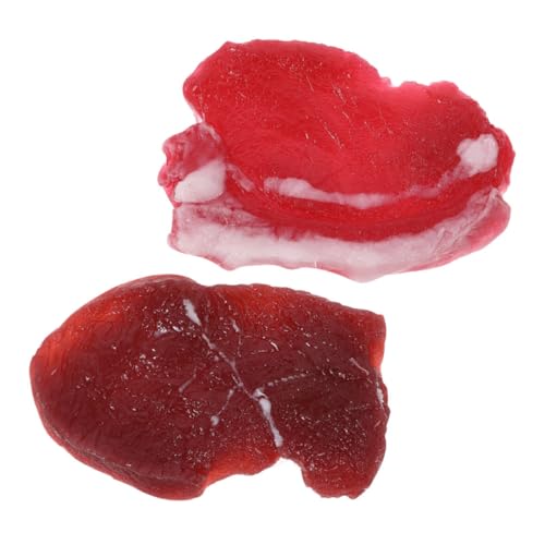 BCOATH 2 Realistische Lebensmittel-Requisiten – Künstliches Steak, Frisches Schweine- Und Rindfleischmodelle – Für Küchendisplays, Fotografie, Partys Und Feiertagsdekoration BCOATH 2 Realistische Lebensmittel-Requisiten – Künstliches Steak, Frisches Schweine- Und Rindfleischmodelle – Für Küchendisplays, Fotografie, Partys Und Feiertagsdekoration von BCOATH