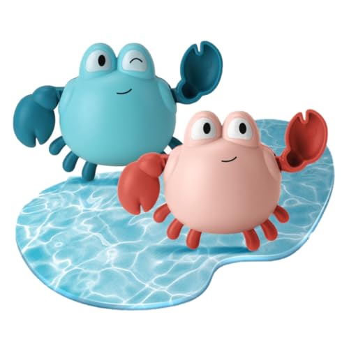 BCOATH 2 STÜCK Badespielzeug Aufziehbare Krabbe Badewannenspielzeug Sicher Für Kleinkinder Baden Badezeit Spaß Badetier Zufällige Farbe Zufällige Farbe BCOATH 2 STÜCK Badespielzeug Aufziehbare Krabbe Badewannenspielzeug Sicher Für Kleinkinder Baden Badezeit Spaß Badetier Zufällige Farbe Zufällige Farbe von BCOATH
