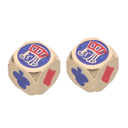 BCOATH 2 STÜCK Zinklegierung Pokerwürfel Glatte Oberfläche Faire Rollwürfel Robuste Metallwürfel für Brettspiele Familie Bildung Freizeit BCOATH 2 STÜCK Zinklegierung Pokerwürfel Glatte Oberfläche Faire Rollwürfel Robuste Metallwürfel für Brettspiele Familie Bildung Freizeit von BCOATH