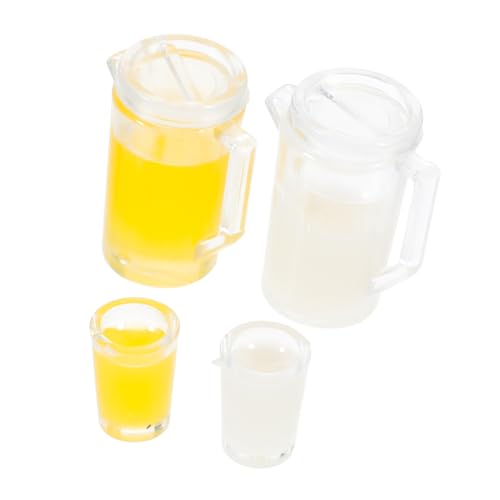 BCOATH 2 Sätze Miniatur Küchenzubehör Set Teiliges Mini Kännchen und Tassen Set für Puppenhaus Realistische Dekoration für Schlafzimmer Wohnzimmer und Bäckerei Hochwertige BCOATH 2 Sätze Miniatur Küchenzubehör Set Teiliges Mini Kännchen und Tassen Set für Puppenhaus Realistische Dekoration für Schlafzimmer Wohnzimmer und Bäckerei Hochwertige von BCOATH
