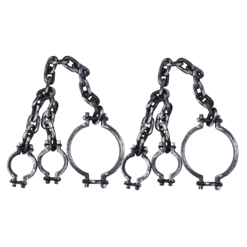 BCOATH 2 Stück Halloween Kunststoff Handschellen Realistische Gefängnis- als Gruselige Kostüm-accessoires und Horror Party Deko Vielseitige Halloween Requisiten für Gefängnis Fotoprop und BCOATH 2 Stück Halloween Kunststoff Handschellen Realistische Gefängnis- als Gruselige Kostüm-accessoires und Horror Party Deko Vielseitige Halloween Requisiten für Gefängnis Fotoprop und von BCOATH