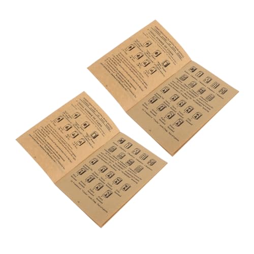 BCOATH 2 Stück Mahjong Anleitung Englische Anleitung Antike Mahjong Regeln Buch Chinesische Lernführer Komplette Spielanleitung für Anfänger und Gruppen von BCOATH