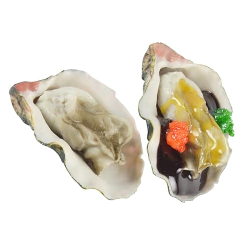 BCOATH 2 Stück Realistische Simulation Austern Modell Detailgetreue Künstliche Meeresfrüchte Deko für Küche Party Food Toys Lebensechte Essensspielzeug Zubehör BCOATH 2 Stück Realistische Simulation Austern Modell Detailgetreue Künstliche Meeresfrüchte Deko für Küche Party Food Toys Lebensechte Essensspielzeug Zubehör von BCOATH