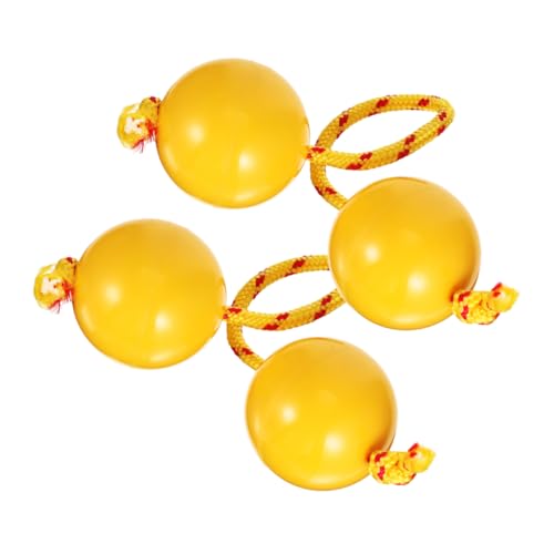 BCOATH 2 Stück Rhythmus-eierschüttler: Musikspielzeug Für Kinder, Doppel-Percussion-bälle, Hand-sandhammer-schüttelinstrument Für Musiktraining von BCOATH