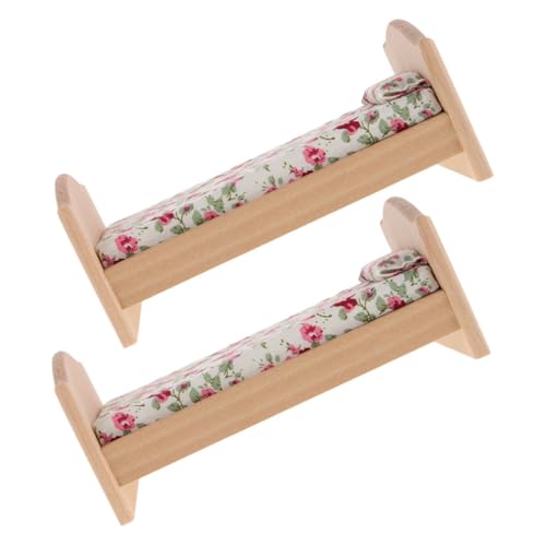 BCOATH 2 Stücke Maßstab Vintage Mini Schlafzimmer Zubehör für Kinderzimmer-deko und Rollenspiel von BCOATH