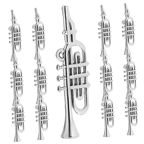 BCOATH 20 Stück Miniaturinstrumente Modell Festival Weihnachten Musikinstrument Ornamente Zum Basteln DIY von BCOATH