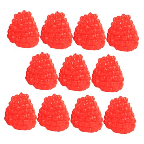 BCOATH Realistische Simulation Obst 20 Stück Himbeeren Künstliche Gefälschte Himbeeren Für Jungen Und Mädchen Fotografie von BCOATH