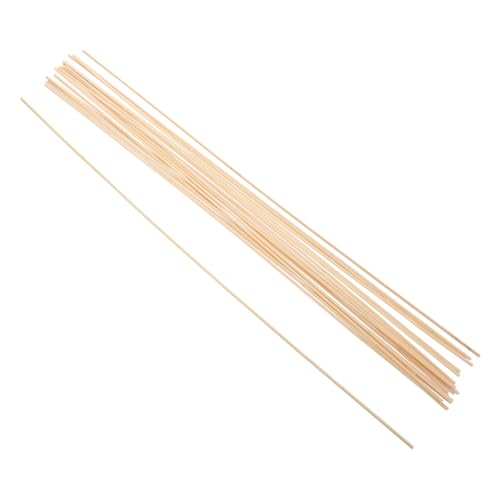 BCOATH 20 Stück Streifen Zum Basteln Mit Drachen Holzstäbe Für Drachen Holzdübel Für Drachen Dünne Stäbe Stäbe Zum BAU Von Drachen Stäbe Zum Basteln Von Drachen Dübelstangen Beige von BCOATH