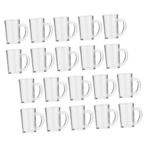 BCOATH 20 Stück Teiliges Mini Bierbecher aus Resin für Puppenhaus Transparente Miniatur Bierkrüge Realistische Dekoration und Foto Requisiten Glatte Oberfläche für DIY Mini Häuser BCOATH 20 Stück Teiliges Mini Bierbecher aus Resin für Puppenhaus Transparente Miniatur Bierkrüge Realistische Dekoration und Foto Requisiten Glatte Oberfläche für DIY Mini Häuser von BCOATH