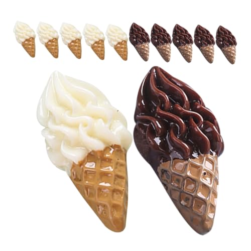 BCOATH 20 Stück Teiliges Miniatur Eiscreme Modelle aus Resin Realistische Dekoration für Puppenhäuser und Mikrolandschaften für DIY Projekte und Miniatur BCOATH 20 Stück Teiliges Miniatur Eiscreme Modelle aus Resin Realistische Dekoration für Puppenhäuser und Mikrolandschaften für DIY Projekte und Miniatur von BCOATH
