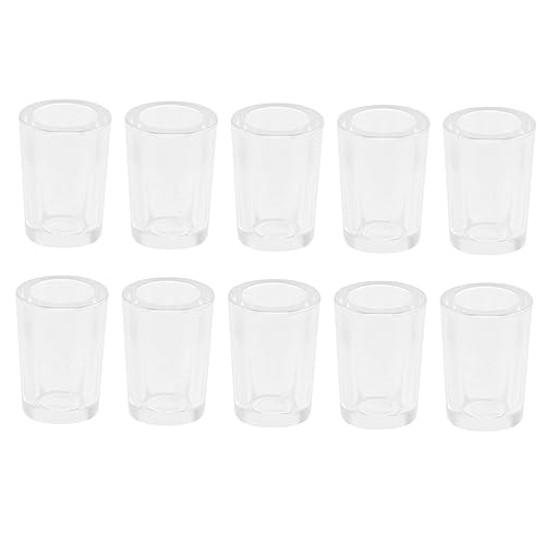 BCOATH 20 Stück Teiliges Miniatur Wasserglas Realistische Mini Becher für Puppenhaus Dekoration Robuste Miniatur Wasserbecher in Lebhaften Farben für Bastelprojekte und Puppenzubehör von BCOATH