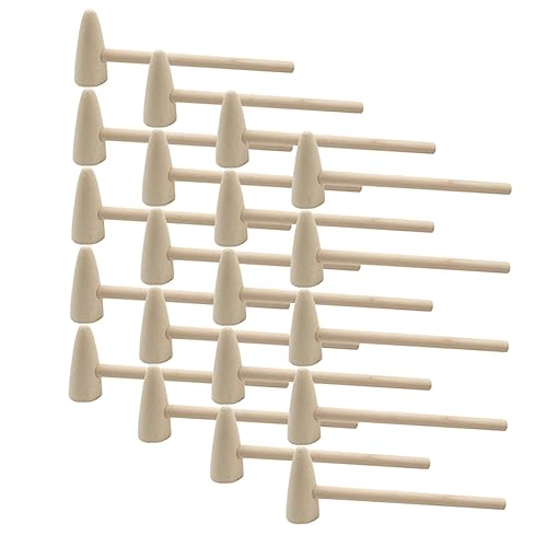 BCOATH 20Stücke Holzhammer Mini Holz Hämmer Schlägel Für Bastelarbeiten Und Kreative Spiele Für Jungen Und Mädchen BCOATH 20Stücke Holzhammer Mini Holz Hämmer Schlägel Für Bastelarbeiten Und Kreative Spiele Für Jungen Und Mädchen von BCOATH