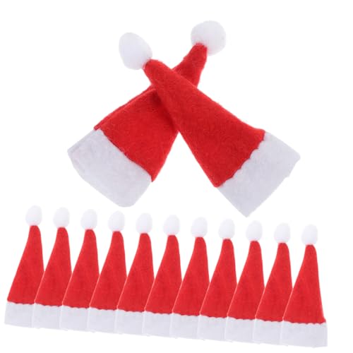 BCOATH 24 Stck. Mini Weihnachtsmützen Miniatur Filzhüte für DIY Weihnachtsdeko Candy Bastelzubehör Mini Hüte für Süßigkeiten Party Tischdekoration BCOATH 24 Stck. Mini Weihnachtsmützen Miniatur Filzhüte für DIY Weihnachtsdeko Candy Bastelzubehör Mini Hüte für Süßigkeiten Party Tischdekoration von BCOATH
