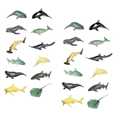 BCOATH 24 Stück Teiliges Realistische Tiere Figuren aus PVC Miniatur Meeresbewohner Skulpturen für Aquarium Deko Pädagogische Spielzeuge und Heimdekoration Sichere und Praktische BCOATH 24 Stück Teiliges Realistische Tiere Figuren aus PVC Miniatur Meeresbewohner Skulpturen für Aquarium Deko Pädagogische Spielzeuge und Heimdekoration Sichere und Praktische von BCOATH