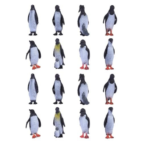 BCOATH 24 Stück Teiliges Realistisches Pinguin Tierfigur aus Hochwertigem Resin Waschbar und Bruchsicher als Geschenk und Fotorequisite für Dekoration BCOATH 24 Stück Teiliges Realistisches Pinguin Tierfigur aus Hochwertigem Resin Waschbar und Bruchsicher als Geschenk und Fotorequisite für Dekoration von BCOATH