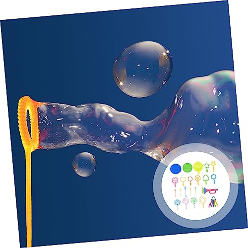 BCOATH 29 Stück Teiliges Seifenblasenstab für Praktischem Tablett Kindersicherem Material Handlichem Griff für Lustiges Bubble Making Spiel im Sommer Geeignet für Drinnen und Draußen bei von BCOATH