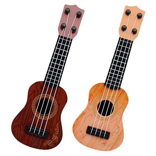 BCOATH 2Stücke Frühe Bildung Ukulele für Musikinstrumente aus Sicherem Material Saitige Gitarre für Jungen Musikalischen BCOATH 2Stücke Frühe Bildung Ukulele für Musikinstrumente aus Sicherem Material Saitige Gitarre für Jungen Musikalischen von BCOATH