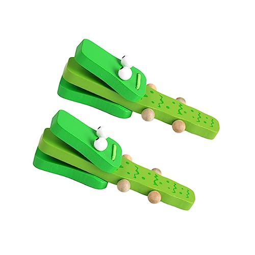 BCOATH 2Stücke Holz Kastagnetten für Musikinstrument für Kleinkinder Fördert Rhythmus und Musikalisches Talent Leicht und Tragbar für Sensorisches und Kreative BCOATH 2Stücke Holz Kastagnetten für Musikinstrument für Kleinkinder Fördert Rhythmus und Musikalisches Talent Leicht und Tragbar für Sensorisches und Kreative von BCOATH