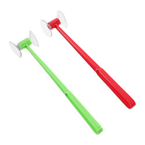 BCOATH 2 Stücke Saugnapf Hammer Spielzeug für Kinder Sicheres Hammerspielzeug mit Karten für Lernspiel und Party von BCOATH