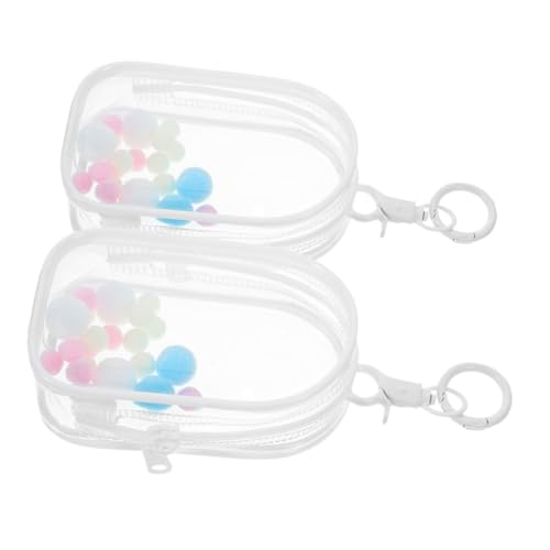 BCOATH 2Stücke Transparente Figuren Aufbewahrungstasche PVC Mini Puppentasche mit Schlüsselanhänger Hochtransparentes Design Staubdichtes Etui für Figuren für Sammler BCOATH 2Stücke Transparente Figuren Aufbewahrungstasche PVC Mini Puppentasche mit Schlüsselanhänger Hochtransparentes Design Staubdichtes Etui für Figuren für Sammler von BCOATH