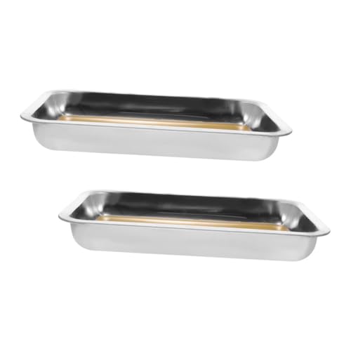 BCOATH 2pcs Edelstahl -dissezingschale Mit Wachsliner A4 -dissektionschale Für Biologie Anatomie Studien Laborklassenzimmer Bildungsgebrauch BCOATH 2pcs Edelstahl -dissezingschale Mit Wachsliner A4 -dissektionschale Für Biologie Anatomie Studien Laborklassenzimmer Bildungsgebrauch von BCOATH