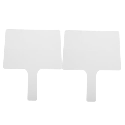 BCOATH 2pcs Handheld Doppelseitiges Whiteboard Wiederverwendbares Trockenerase-antwortpaddel Für Das Acryl-schreibbrett Whiteboard Im Klassenzimmer Für Schüler von BCOATH