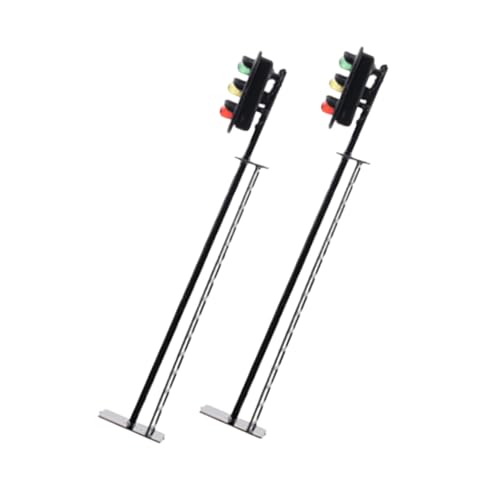 BCOATH 2pcs Mini Ampernmodellzug Signale DIY Szene Verkehrssignalmodell Toys Railroad Ampel Model Zugzubehör BCOATH 2pcs Mini Ampernmodellzug Signale DIY Szene Verkehrssignalmodell Toys Railroad Ampel Model Zugzubehör von BCOATH