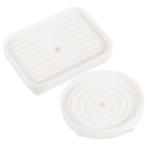 BCOATH 2pcs Puppenhaus Tischgeschirr Miniatur House Tea Dish Kleines Tablett Model Kinder Mini -tablett Spielzeug von BCOATH