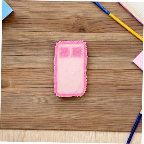 BCOATH 3 Sätze Maßstab Miniatur Bettlaken Kissen Leichtes Material Realistische Muster Warmes Farbdesign für Mini Schlafzimmer Zubehör BCOATH 3 Sätze Maßstab Miniatur Bettlaken Kissen Leichtes Material Realistische Muster Warmes Farbdesign für Mini Schlafzimmer Zubehör von BCOATH