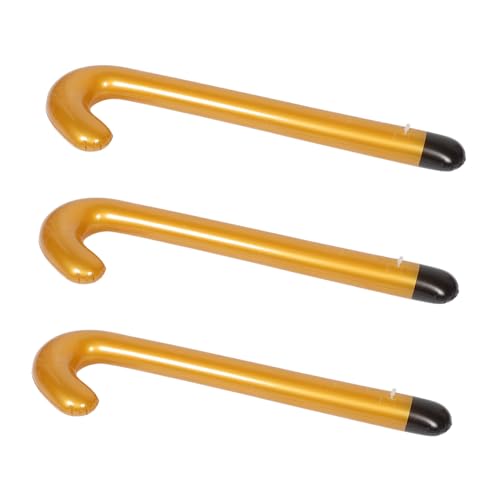 BCOATH 3 Stück Aufblasbarer Gehstock für Teiliges Lustiger Halloween Kostümprop Ergonomisches Design Vielseitig Einsetzbar für Partys und Outdoor Aktivitäten Stabiler Halt und Verbesserte von BCOATH
