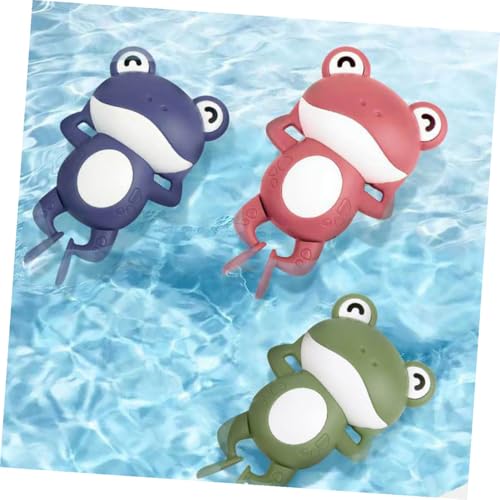 BCOATH 3 Stück Teiliges Badewannenspielzeug Wind up Froschform Badespaß Schwimmspielzeug für Kleinkinder Sicher und Glatt als Geschenk für Junge Mädchen und Kleinkinder BCOATH 3 Stück Teiliges Badewannenspielzeug Wind up Froschform Badespaß Schwimmspielzeug für Kleinkinder Sicher und Glatt als Geschenk für Junge Mädchen und Kleinkinder von BCOATH