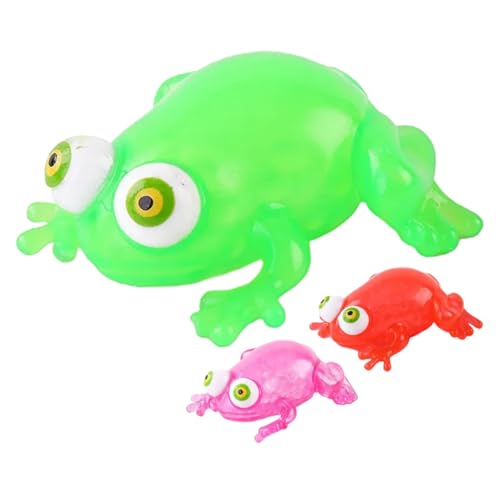 BCOATH 3 Stück Teiliges Frosch Stress Relief Toy Weiches Kleines Squeeze für Teens Kreatives Tragbares Fidget Toy zur Stressabbau und Sensorischen Entspannung BCOATH 3 Stück Teiliges Frosch Stress Relief Toy Weiches Kleines Squeeze für Teens Kreatives Tragbares Fidget Toy zur Stressabbau und Sensorischen Entspannung von BCOATH