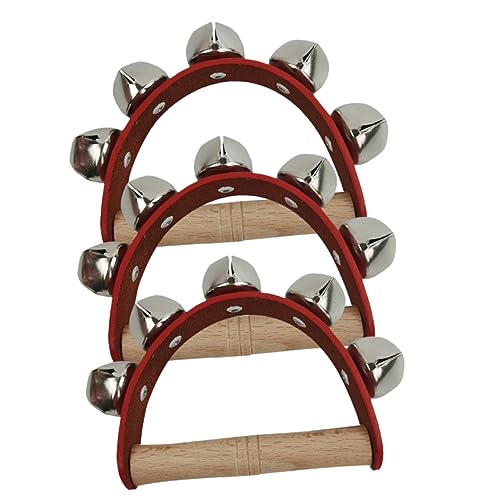 BCOATH 3 Stück Teiliges Handtrommel Halbmondförmig aus Hochwertigem Material Handliches Percussion Instrument für Geburtstage Festivals Bands und Partys von BCOATH