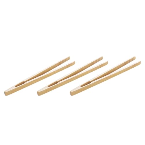 BCOATH 3 Stück Teiliges Holz Pinzetten Montessori Lernspielzeug Feinmotorik Training für Sensorisches Sortieren Farben Jungen Mädchen Vorschule von BCOATH