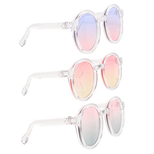 BCOATH 3 Stück Teiliges Puppen Sonnenbrillen aus Bunte Doll Eyewear Langlebig und Leicht Geeignet für Puppen als für DIY Bastelprojekte BCOATH 3 Stück Teiliges Puppen Sonnenbrillen aus Bunte Doll Eyewear Langlebig und Leicht Geeignet für Puppen als für DIY Bastelprojekte von BCOATH