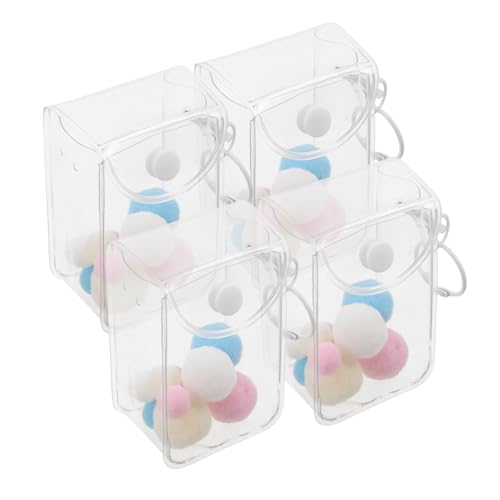 BCOATH 3 Stück Teiliges Transparentes PVC Aufbewahrungsset mit Schlüsselanhänger Tragbare Mini Figuren Organizer Taschen Klarer Sammelbehälter für Figuren und Lippenstift Halter für BCOATH 3 Stück Teiliges Transparentes PVC Aufbewahrungsset mit Schlüsselanhänger Tragbare Mini Figuren Organizer Taschen Klarer Sammelbehälter für Figuren und Lippenstift Halter für von BCOATH