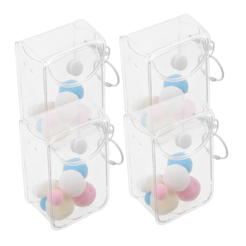 BCOATH 3 Stück Transparente PVC Display Taschen Leichte Vielseitige Aufbewahrungstaschen für Mini Figuren und Blindbox Sammler Stylische Klare Organizer mit Schlüsselanhängerfunktion BCOATH 3 Stück Transparente PVC Display Taschen Leichte Vielseitige Aufbewahrungstaschen für Mini Figuren und Blindbox Sammler Stylische Klare Organizer mit Schlüsselanhängerfunktion von BCOATH