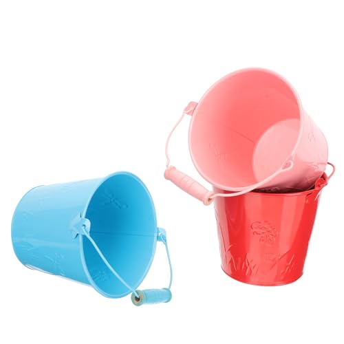 BCOATH 3 Teiliges Strandspielzeug Strandeimer Spielset Strandeimer Kleiner Spielzeugeimer Mini Sandeimer Für Sandeimer Mini Zufällige Farbe von BCOATH