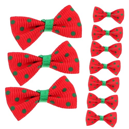 BCOATH 30 Stück Teiliges Mini Schleifen für Puppen DIY Schmuck Rote Schleifen mit Grünen Punkten Handgefertigt für Puppenzubehör Basteln Geschenkverpackung und Dekoration BCOATH 30 Stück Teiliges Mini Schleifen für Puppen DIY Schmuck Rote Schleifen mit Grünen Punkten Handgefertigt für Puppenzubehör Basteln Geschenkverpackung und Dekoration von BCOATH