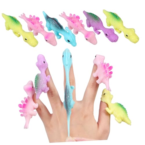 BCOATH 30Stücke Mini Fingerspielzeuge Dehnbare Farbenfrohe Spielzeuge für Partygeschenke oder Sensorische Spielzeuge Hochelastisch und Unterhaltsam von BCOATH