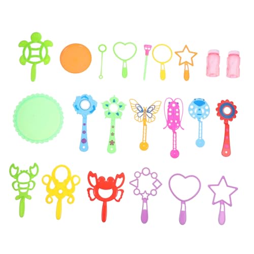 BCOATH 3Sätze Bunter Bubble Set Teiliges Flexibles Blasenmacher Set für Kleinkinder für Outdoor Aktivitäten Erzeugt Riesige Regenbogenfarbene Seifenblasen BCOATH 3Sätze Bunter Bubble Set Teiliges Flexibles Blasenmacher Set für Kleinkinder für Outdoor Aktivitäten Erzeugt Riesige Regenbogenfarbene Seifenblasen von BCOATH
