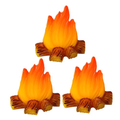 BCOATH 3Stücke Teiliges Lagerfeuermodell für Mikro Landschaften Künstliche Feuer Dekoration für Garten Party und Puppenhaus Langlebig und Praktisch für Kreative Szenen BCOATH 3Stücke Teiliges Lagerfeuermodell für Mikro Landschaften Künstliche Feuer Dekoration für Garten Party und Puppenhaus Langlebig und Praktisch für Kreative Szenen von BCOATH